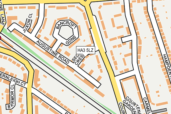 HA3 5LZ map - OS OpenMap – Local (Ordnance Survey) HA3 5LZ map - OS OpenMap – Local (Ordnance Survey)