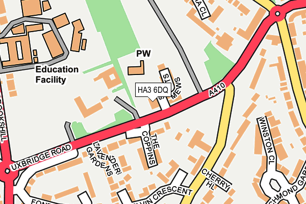 HA3 6DQ map - OS OpenMap – Local (Ordnance Survey) HA3 6DQ map - OS OpenMap – Local (Ordnance Survey)
