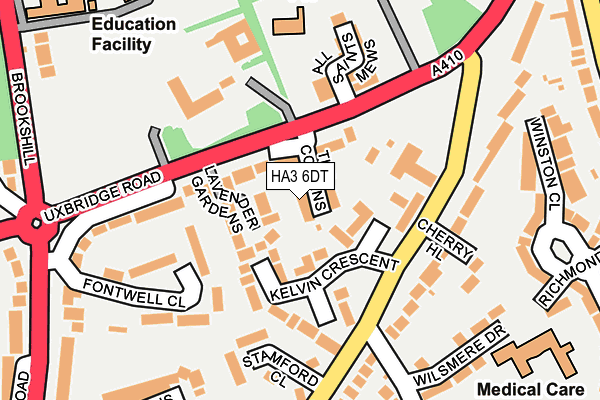 HA3 6DT map - OS OpenMap – Local (Ordnance Survey) HA3 6DT map - OS OpenMap – Local (Ordnance Survey)