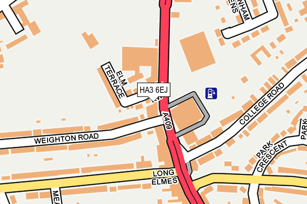 HA3 6EJ map - OS OpenMap – Local (Ordnance Survey) HA3 6EJ map - OS OpenMap – Local (Ordnance Survey)