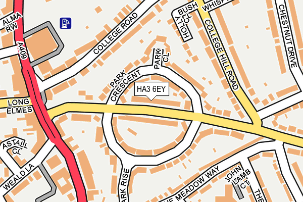 HA3 6EY map - OS OpenMap – Local (Ordnance Survey) HA3 6EY map - OS OpenMap – Local (Ordnance Survey)
