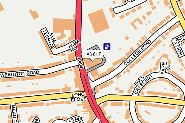 HA3 6HF map - OS OpenMap – Local (Ordnance Survey) HA3 6HF map - OS OpenMap – Local (Ordnance Survey)