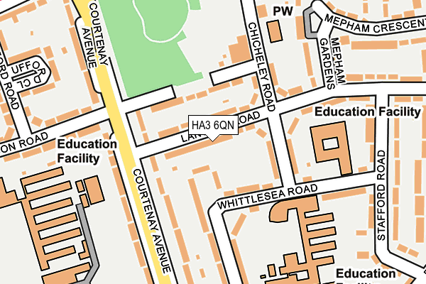 HA3 6QN map - OS OpenMap – Local (Ordnance Survey) HA3 6QN map - OS OpenMap – Local (Ordnance Survey)