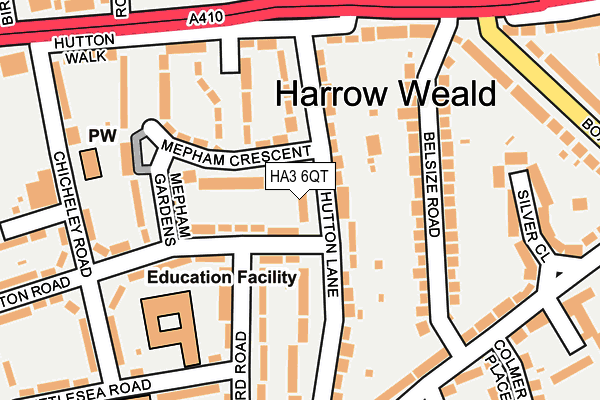 HA3 6QT map - OS OpenMap – Local (Ordnance Survey) HA3 6QT map - OS OpenMap – Local (Ordnance Survey)