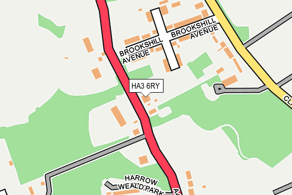 HA3 6RY map - OS OpenMap – Local (Ordnance Survey) HA3 6RY map - OS OpenMap – Local (Ordnance Survey)