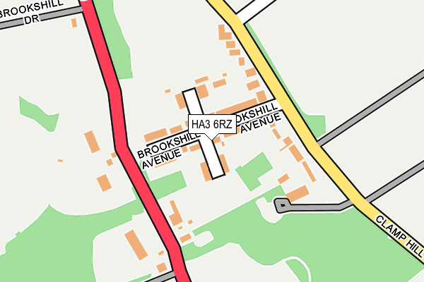 HA3 6RZ map - OS OpenMap – Local (Ordnance Survey) HA3 6RZ map - OS OpenMap – Local (Ordnance Survey)