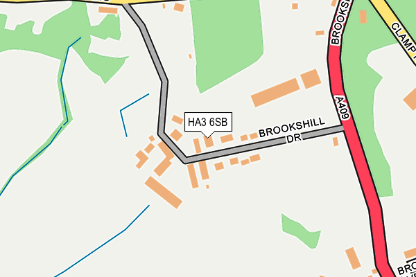 HA3 6SB map - OS OpenMap – Local (Ordnance Survey)
