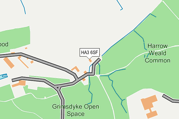 HA3 6SF map - OS OpenMap – Local (Ordnance Survey) HA3 6SF map - OS OpenMap – Local (Ordnance Survey)