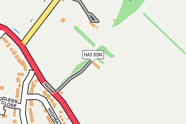 HA3 6SN map - OS OpenMap – Local (Ordnance Survey) HA3 6SN map - OS OpenMap – Local (Ordnance Survey)