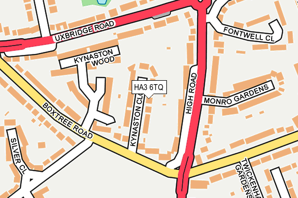 HA3 6TQ map - OS OpenMap – Local (Ordnance Survey) HA3 6TQ map - OS OpenMap – Local (Ordnance Survey)