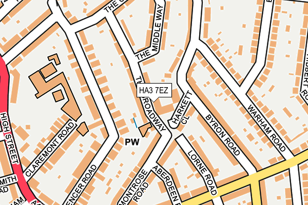 HA3 7EZ map - OS OpenMap – Local (Ordnance Survey) HA3 7EZ map - OS OpenMap – Local (Ordnance Survey)
