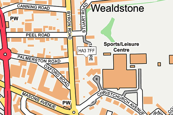 HA3 7FF map - OS OpenMap – Local (Ordnance Survey) HA3 7FF map - OS OpenMap – Local (Ordnance Survey)