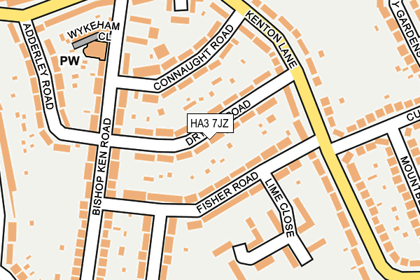 HA3 7JZ map - OS OpenMap – Local (Ordnance Survey) HA3 7JZ map - OS OpenMap – Local (Ordnance Survey)