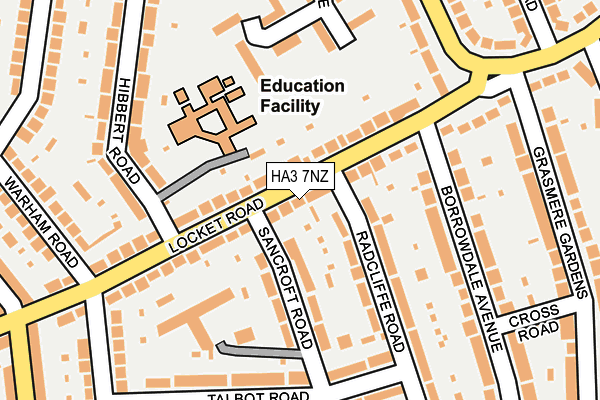 HA3 7NZ map - OS OpenMap – Local (Ordnance Survey) HA3 7NZ map - OS OpenMap – Local (Ordnance Survey)