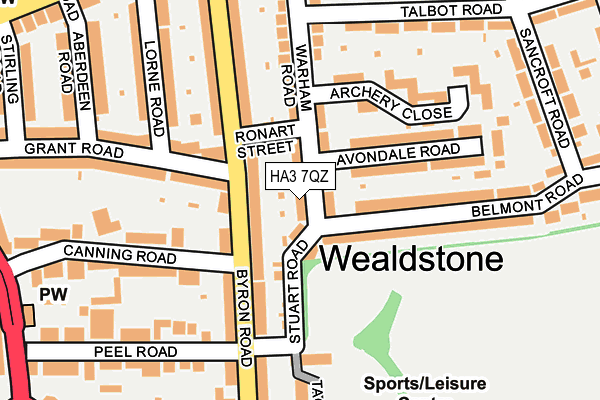 HA3 7QZ map - OS OpenMap – Local (Ordnance Survey) HA3 7QZ map - OS OpenMap – Local (Ordnance Survey)