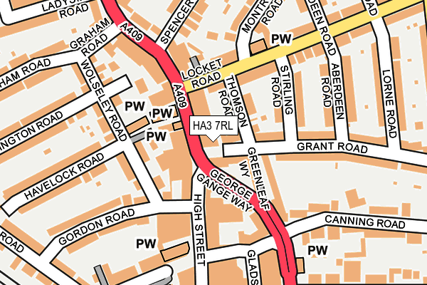 HA3 7RL map - OS OpenMap – Local (Ordnance Survey) HA3 7RL map - OS OpenMap – Local (Ordnance Survey)