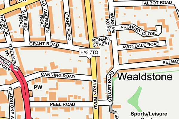 HA3 7TQ map - OS OpenMap – Local (Ordnance Survey) HA3 7TQ map - OS OpenMap – Local (Ordnance Survey)