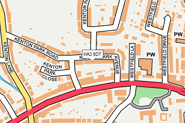 HA3 8DT map - OS OpenMap – Local (Ordnance Survey) HA3 8DT map - OS OpenMap – Local (Ordnance Survey)