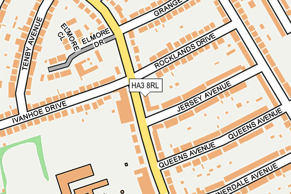 HA3 8RL map - OS OpenMap – Local (Ordnance Survey) HA3 8RL map - OS OpenMap – Local (Ordnance Survey)