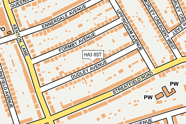 HA3 8ST map - OS OpenMap – Local (Ordnance Survey) HA3 8ST map - OS OpenMap – Local (Ordnance Survey)