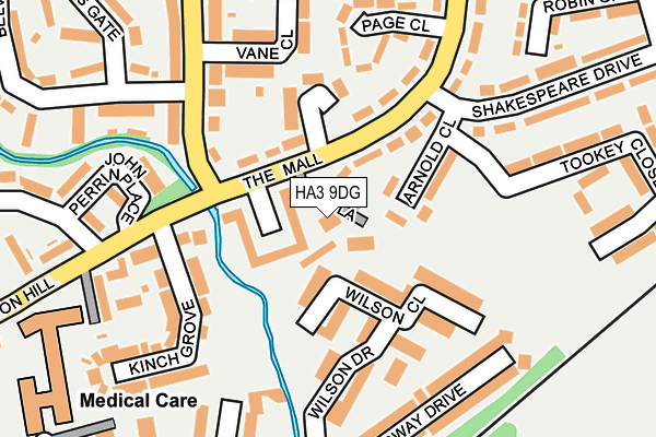 HA3 9DG map - OS OpenMap – Local (Ordnance Survey) HA3 9DG map - OS OpenMap – Local (Ordnance Survey)