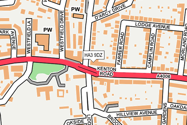 HA3 9DZ map - OS OpenMap – Local (Ordnance Survey) HA3 9DZ map - OS OpenMap – Local (Ordnance Survey)