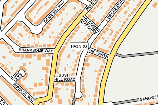 HA3 9RQ map - OS OpenMap – Local (Ordnance Survey) HA3 9RQ map - OS OpenMap – Local (Ordnance Survey)