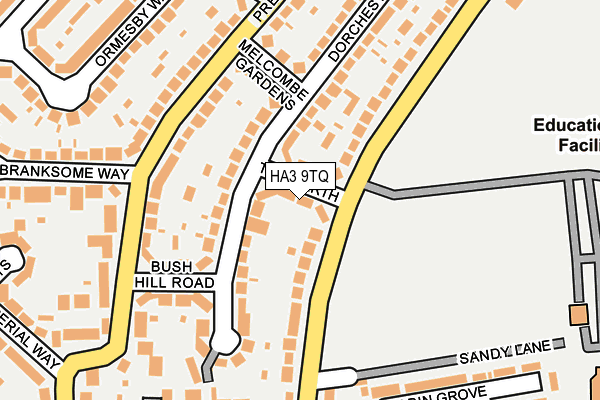 HA3 9TQ map - OS OpenMap – Local (Ordnance Survey) HA3 9TQ map - OS OpenMap – Local (Ordnance Survey)