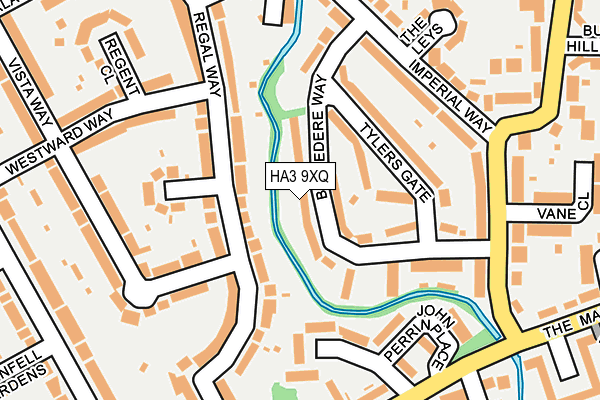HA3 9XQ map - OS OpenMap – Local (Ordnance Survey) HA3 9XQ map - OS OpenMap – Local (Ordnance Survey)
