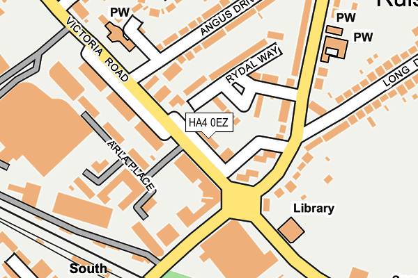 HA4 0EZ map - OS OpenMap – Local (Ordnance Survey) HA4 0EZ map - OS OpenMap – Local (Ordnance Survey)