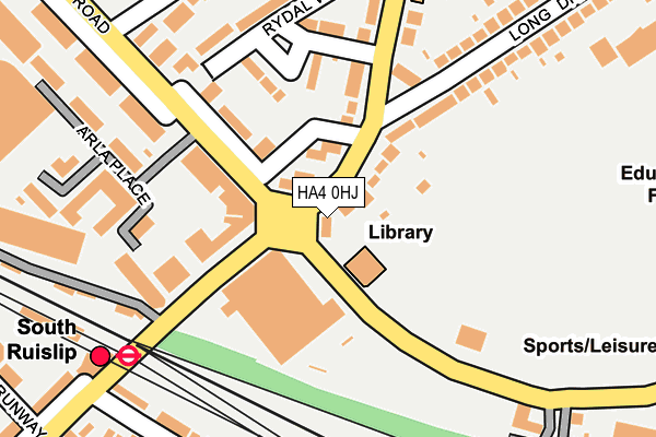 HA4 0HJ map - OS OpenMap – Local (Ordnance Survey) HA4 0HJ map - OS OpenMap – Local (Ordnance Survey)