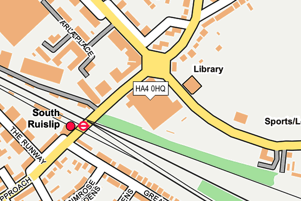 HA4 0HQ map - OS OpenMap – Local (Ordnance Survey) HA4 0HQ map - OS OpenMap – Local (Ordnance Survey)