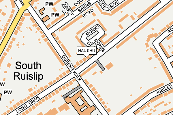 HA4 0HU map - OS OpenMap – Local (Ordnance Survey) HA4 0HU map - OS OpenMap – Local (Ordnance Survey)