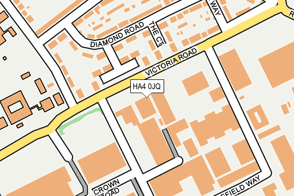 HA4 0JQ map - OS OpenMap – Local (Ordnance Survey) HA4 0JQ map - OS OpenMap – Local (Ordnance Survey)
