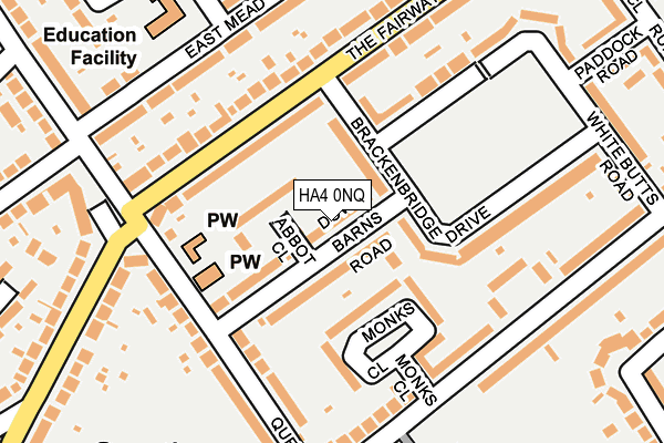 HA4 0NQ map - OS OpenMap – Local (Ordnance Survey) HA4 0NQ map - OS OpenMap – Local (Ordnance Survey)
