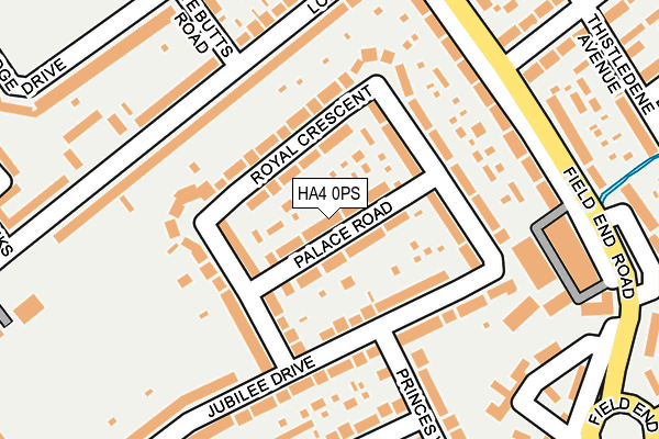 HA4 0PS map - OS OpenMap – Local (Ordnance Survey) HA4 0PS map - OS OpenMap – Local (Ordnance Survey)