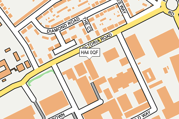HA4 0QF map - OS OpenMap – Local (Ordnance Survey) HA4 0QF map - OS OpenMap – Local (Ordnance Survey)