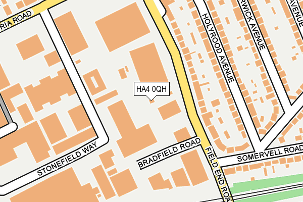 HA4 0QH map - OS OpenMap – Local (Ordnance Survey) HA4 0QH map - OS OpenMap – Local (Ordnance Survey)