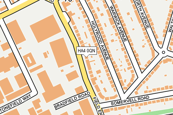 HA4 0QN map - OS OpenMap – Local (Ordnance Survey) HA4 0QN map - OS OpenMap – Local (Ordnance Survey)