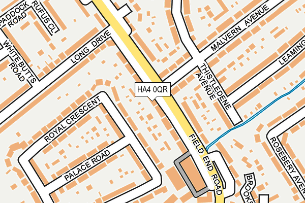 HA4 0QR map - OS OpenMap – Local (Ordnance Survey) HA4 0QR map - OS OpenMap – Local (Ordnance Survey)