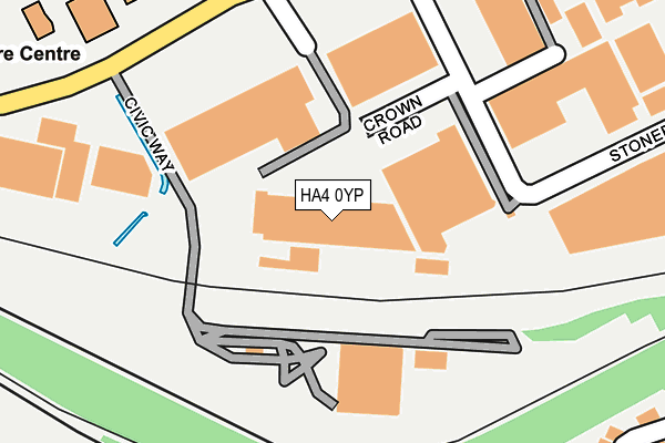 HA4 0YP map - OS OpenMap – Local (Ordnance Survey) HA4 0YP map - OS OpenMap – Local (Ordnance Survey)