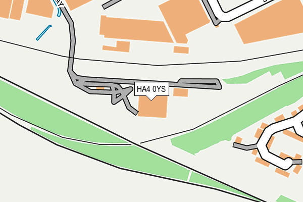 HA4 0YS map - OS OpenMap – Local (Ordnance Survey) HA4 0YS map - OS OpenMap – Local (Ordnance Survey)