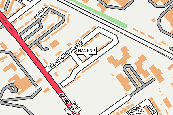 HA4 6NP map - OS OpenMap – Local (Ordnance Survey) HA4 6NP map - OS OpenMap – Local (Ordnance Survey)