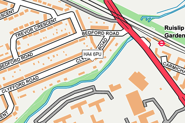 HA4 6PU map - OS OpenMap – Local (Ordnance Survey) HA4 6PU map - OS OpenMap – Local (Ordnance Survey)