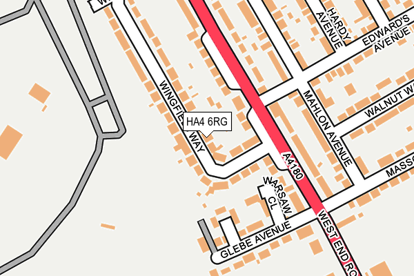 HA4 6RG map - OS OpenMap – Local (Ordnance Survey) HA4 6RG map - OS OpenMap – Local (Ordnance Survey)