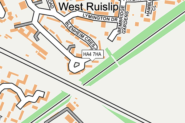 HA4 7HA map - OS OpenMap – Local (Ordnance Survey) HA4 7HA map - OS OpenMap – Local (Ordnance Survey)