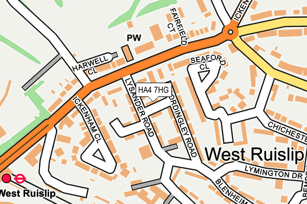 HA4 7HG map - OS OpenMap – Local (Ordnance Survey) HA4 7HG map - OS OpenMap – Local (Ordnance Survey)