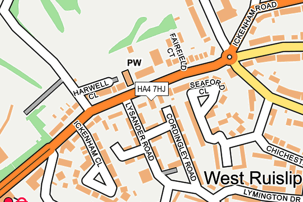 HA4 7HJ map - OS OpenMap – Local (Ordnance Survey) HA4 7HJ map - OS OpenMap – Local (Ordnance Survey)