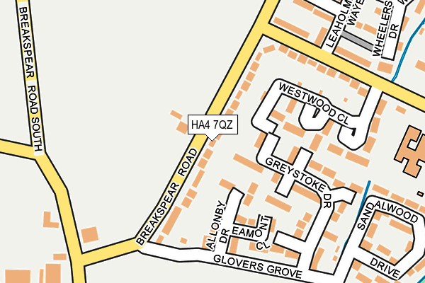 HA4 7QZ map - OS OpenMap – Local (Ordnance Survey) HA4 7QZ map - OS OpenMap – Local (Ordnance Survey)