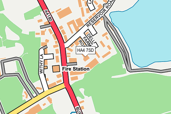 HA4 7SD map - OS OpenMap – Local (Ordnance Survey) HA4 7SD map - OS OpenMap – Local (Ordnance Survey)